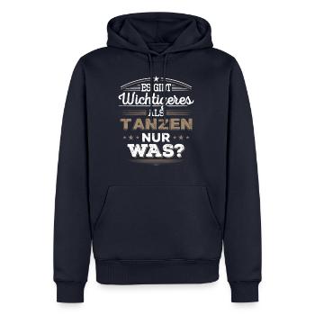 Tanzen, Dancing, Geschenk - Männer Premium Bio Hoodie - Navy - Vorne - Nico (187cm)