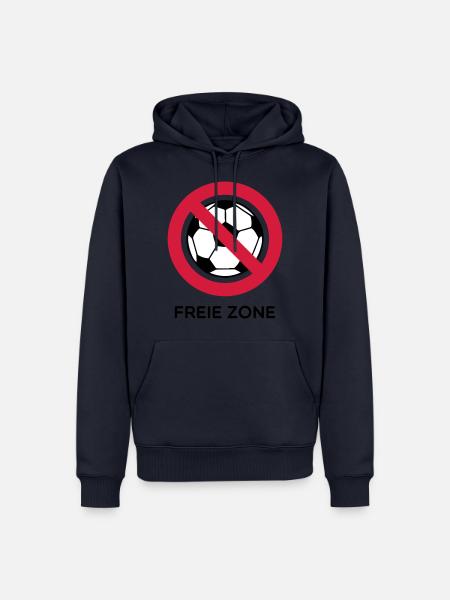 Anti Fussball - Männer Premium Bio Hoodie - Navy