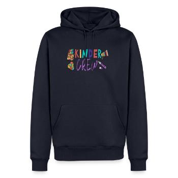 Enfants mignons - Sweat à capuche Premium bio Homme - bleu marine - Devant - Nico (187cm)