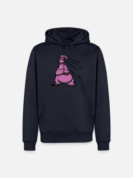 Cute Seal - Männer Premium Bio Hoodie - Navy