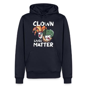Halloween Scary Clown Matter - Männer Premium Bio Hoodie - Navy - Vorne - Nico (187cm)