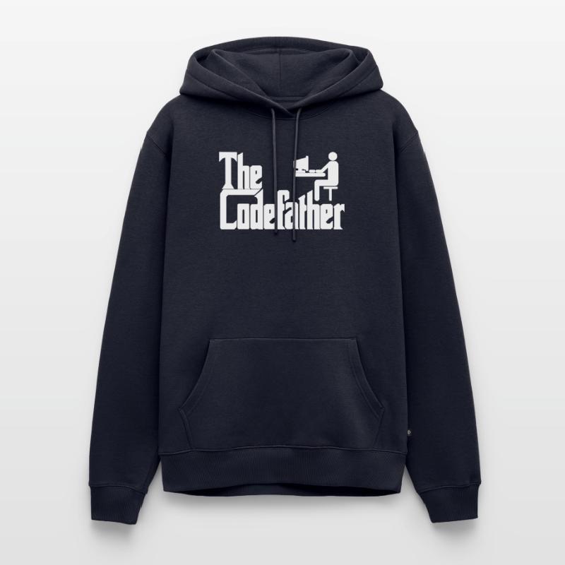 Le cadeau de codage PC Codefather Programmer Sweat à capuche Premium bio Homme