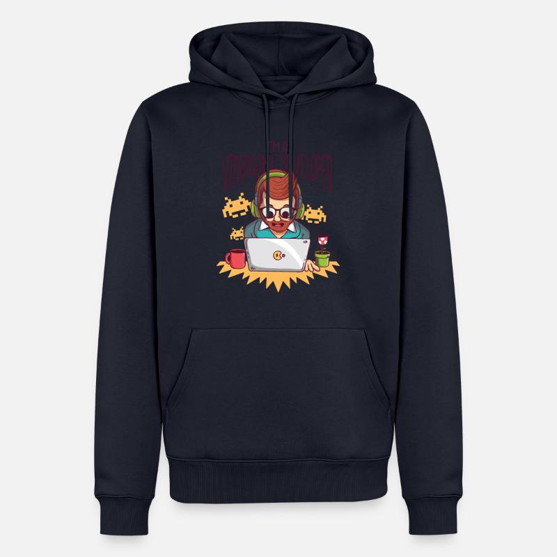 Videospiel Entwickler - Videogame Developer - Männer Premium Bio Hoodie - Navy