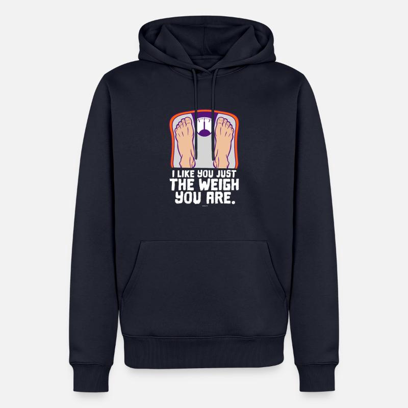 Surpoids Dick cadeau doux - Sweat à capuche Premium bio Homme - bleu marine
