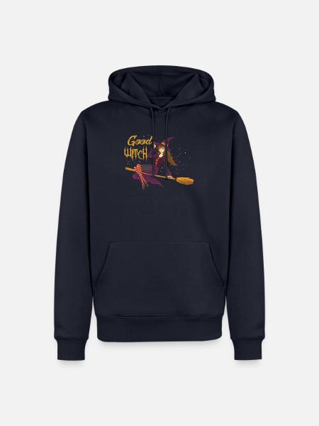 Ein schönes Halloween Good Witch T-Shirt Geschenk - Männer Premium Bio Hoodie - Navy