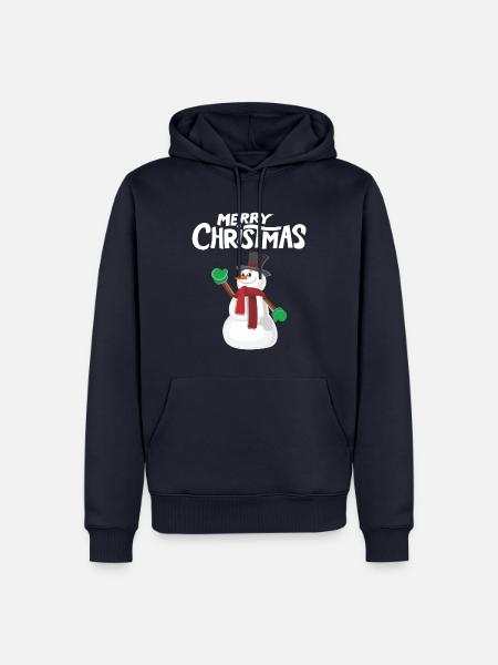Weihnachten - Männer Premium Bio Hoodie - Navy