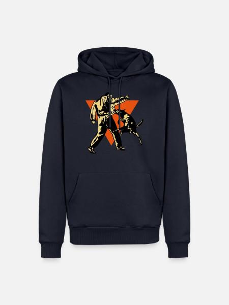 ring malinois - Sweat à capuche Premium bio Homme - bleu marine