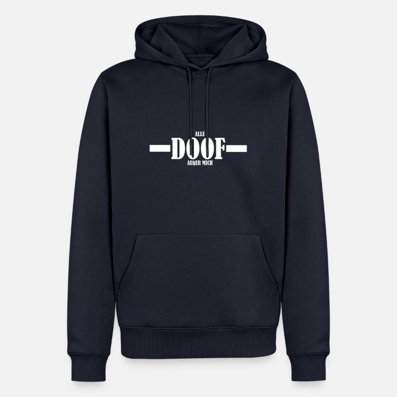 Geschenkidee Spruch - Männer Premium Bio Hoodie - Navy