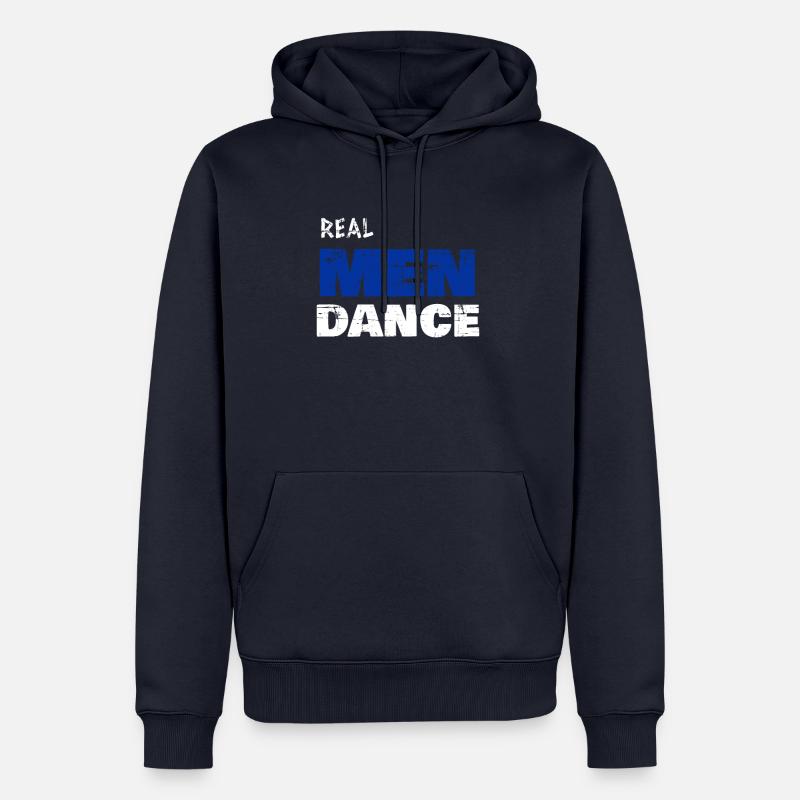 danse - Sweat à capuche Premium bio Homme - bleu marine
