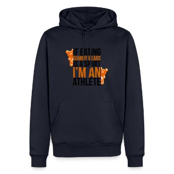Gummibär Gummibärchen Gummibären Süßes Geschenk - Männer Premium Bio Hoodie - Navy - Vorne - Nico (187cm)