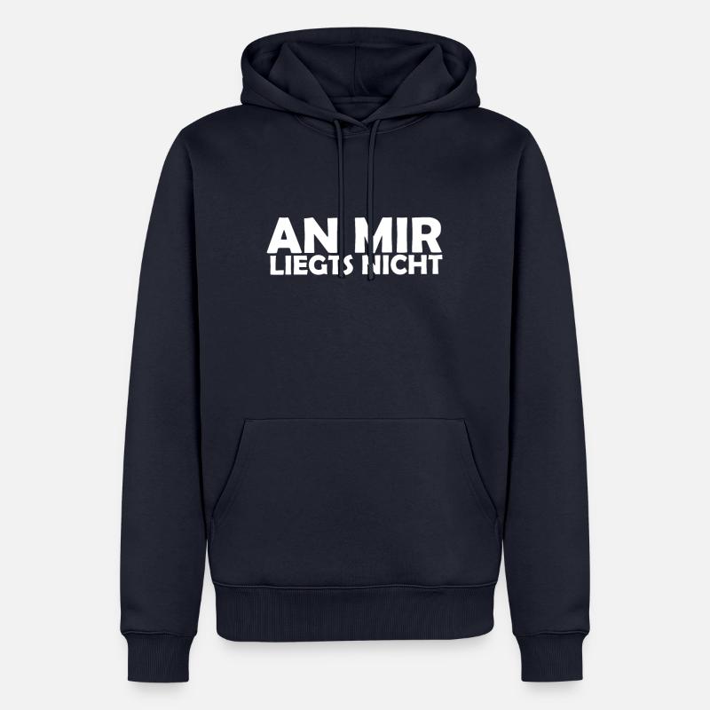 pas chez moi - Sweat à capuche Premium bio Homme - bleu marine