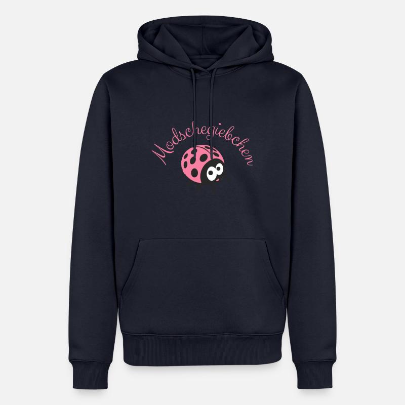 Modschegiebchen - Marienkäfer - Männer Premium Bio Hoodie - Navy