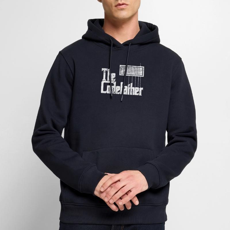 Conception de programmeur drôle Le graphique Codefather Sweat à capuche Premium bio Homme