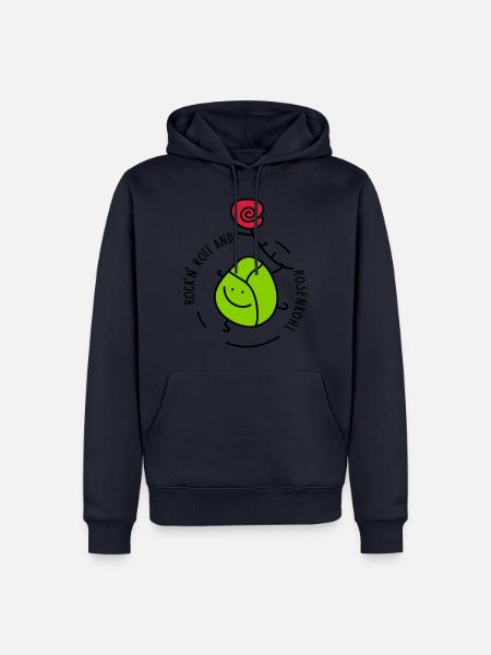 Rock and Roll - Männer Premium Bio Hoodie - Navy