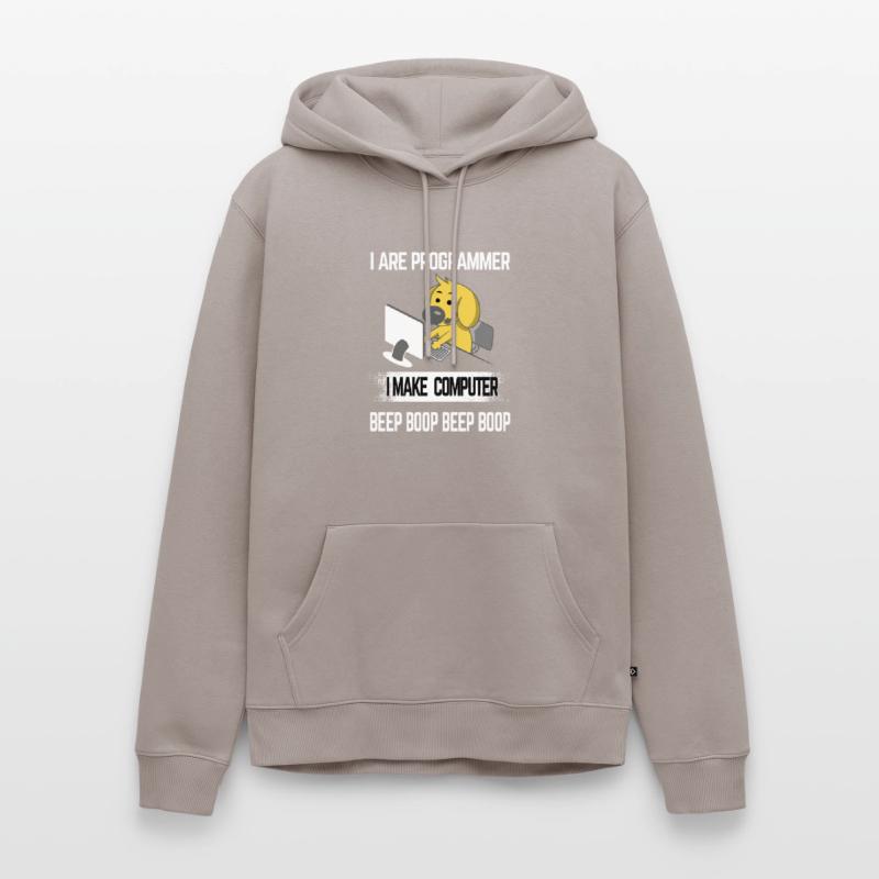 Computer science programmer computer pc gift Men’s Premium Organic Hoodie