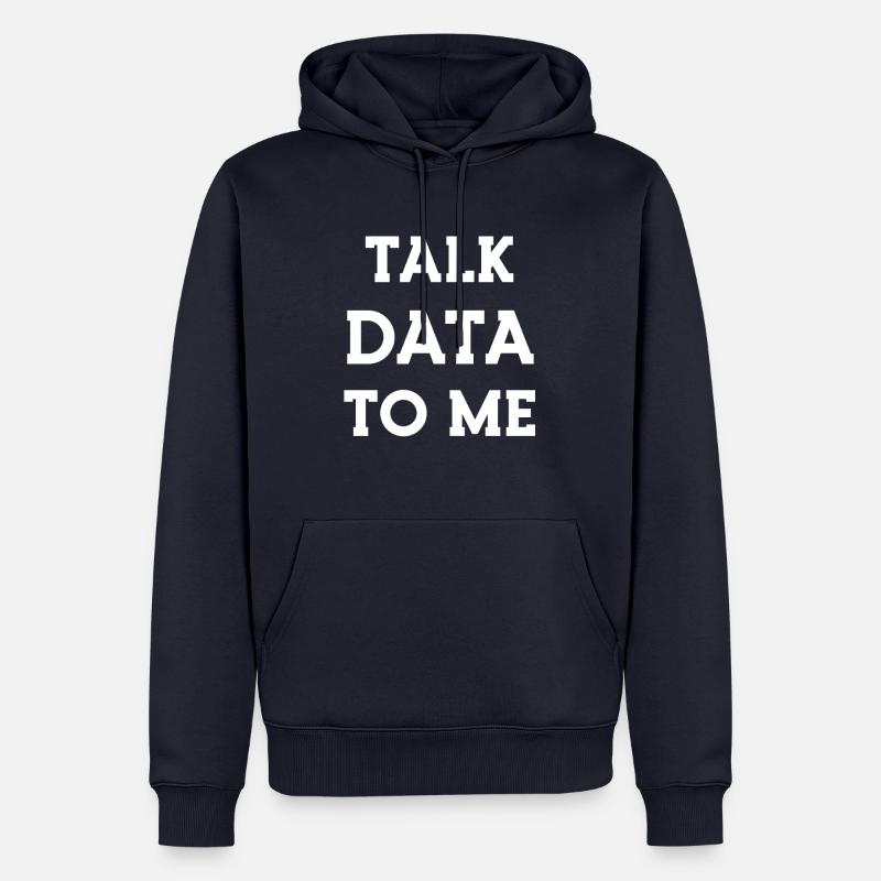 Data Science Statistics Data Scientist - Sweat à capuche Premium bio Homme - bleu marine