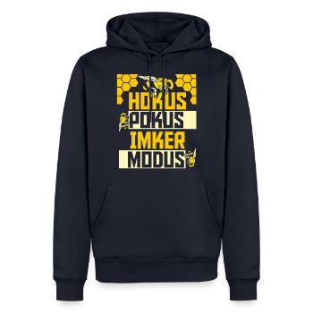 Imker Bienenzüchter Spruch Bienenliebhaber Imkerei - Männer Premium Bio Hoodie - Navy - Vorne - Nico (187cm)