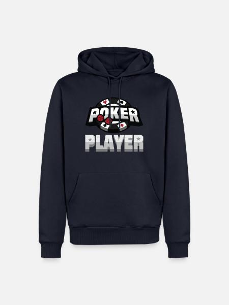 Poker Spieler - Männer Premium Bio Hoodie - Navy
