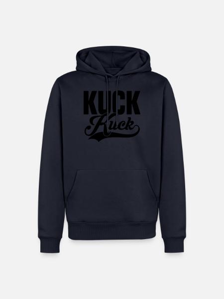 Cuckoo black - Men’s Premium Organic Hoodie - navy