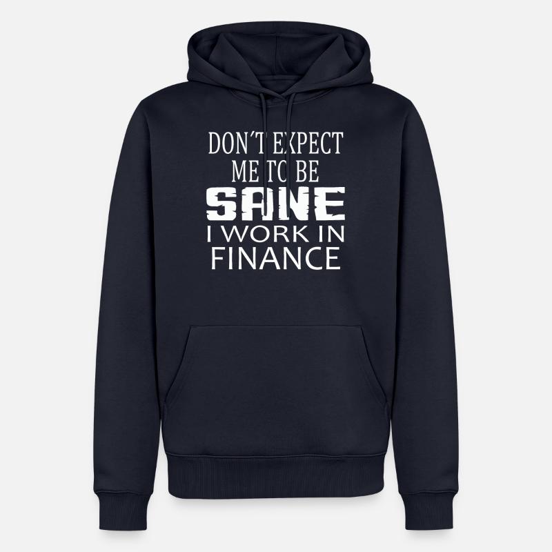 Comptable Finances Comptabilité Comptable - Sweat à capuche Premium bio Homme - bleu marine
