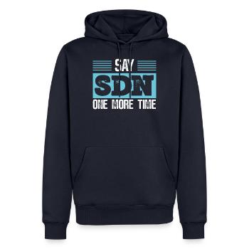 Network Engineer Computer Nerd Geek Engineering - Männer Premium Bio Hoodie - Navy - Vorne - Nico (187cm)