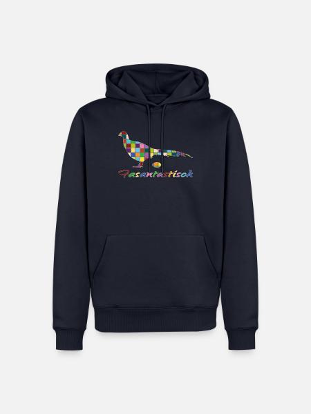 Fasantastisch Mosaik - Männer Premium Bio Hoodie - Navy