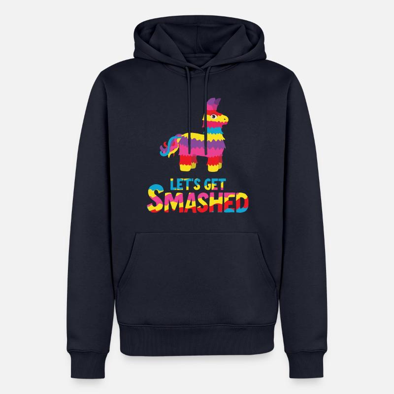 Let's Get Smashed Pinata - Männer Premium Bio Hoodie - Navy