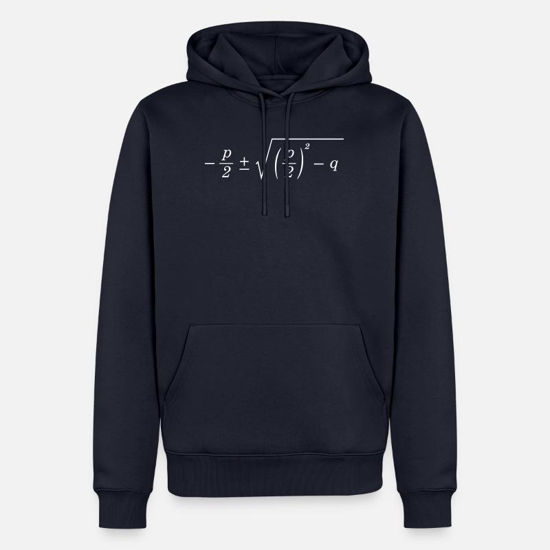 Formule PQ - Sweat à capuche Premium bio Homme - bleu marine