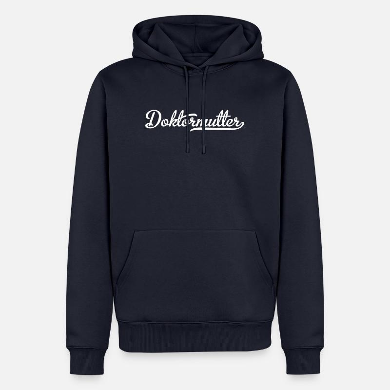 doktormutterweiss - Männer Premium Bio Hoodie - Navy