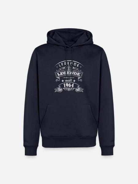 Lebende Legende - 1964 - Männer Premium Bio Hoodie - Navy