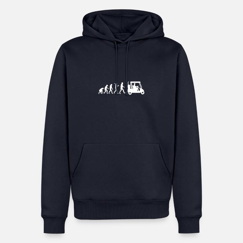 Evolution Golf - Männer Premium Bio Hoodie - Navy