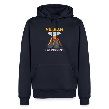 Geology geologist volcano science research - Men’s Premium Organic Hoodie - navy - Front - Nico (187cm)