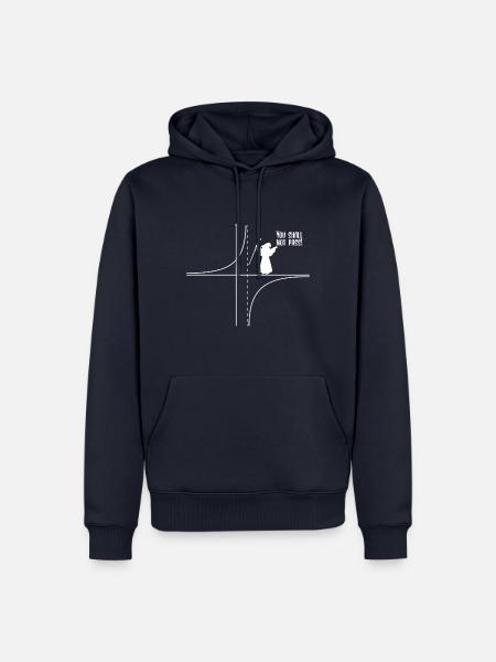 Lustiges Mathe Physik Lehrer Geschenk zauberer fun - Männer Premium Bio Hoodie - Navy