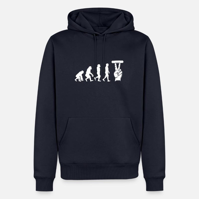 Fingerboarding Fingerboard evolution Geschenk fun - Männer Premium Bio Hoodie - Navy