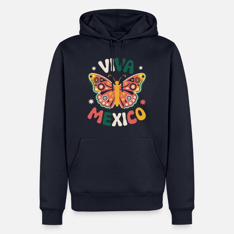Mexique Mexique Mexicain Espagnol - Sweat à capuche Premium bio Homme - bleu marine