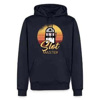 Slot Machine Master - Men’s Premium Organic Hoodie - navy - Front - Nico (187cm)