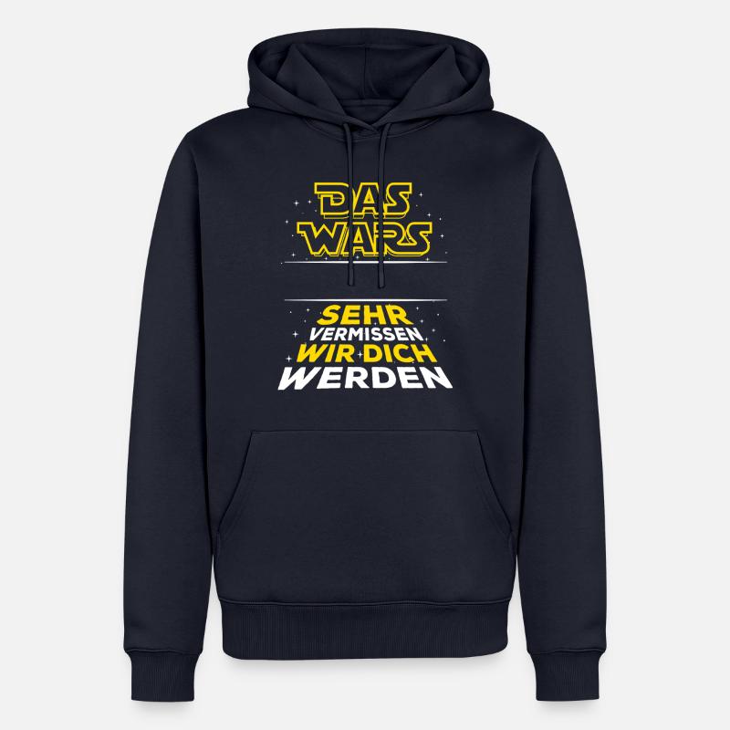 Das Wars - Verabschiedung - Mitarbeiter Name - Männer Premium Bio Hoodie - Navy