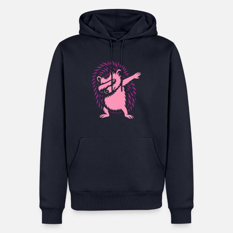 Dabbing Igel - Dab Dance - Geschenk - Männer Premium Bio Hoodie - Navy