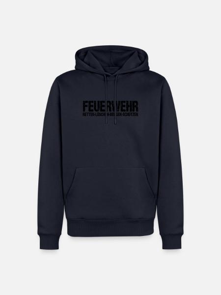 Feuerwehr - Männer Premium Bio Hoodie - Navy