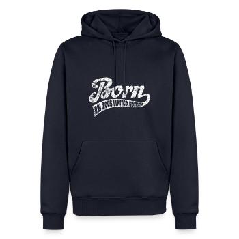 Born in 2005 - Limited Edition - Birthday - Men’s Premium Organic Hoodie - navy - Front - Nico (187cm)