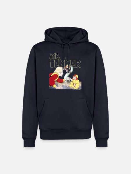 Jan Tenner Schatz Von Lurya - Männer Premium Bio Hoodie - Navy