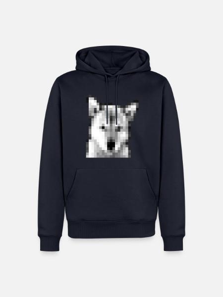 Jindo Mosaik - Männer Premium Bio Hoodie - Navy