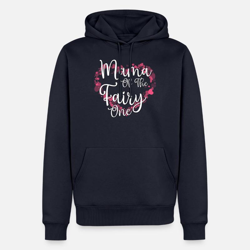 Mama der Fee Eins - Männer Premium Bio Hoodie - Navy