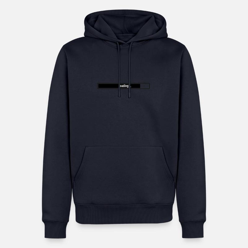 loading - Männer Premium Bio Hoodie - Navy