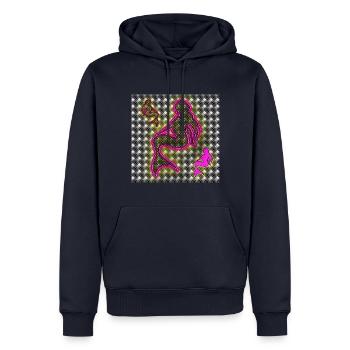 Mermaids - Club WoW - Men’s Premium Organic Hoodie - navy - Front - Nico (187cm)