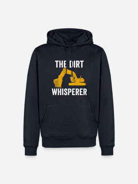 Baggerfahrer Bauarbeiter Bagger - Männer Premium Bio Hoodie - Navy