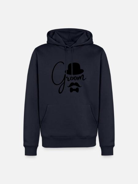 Groom - Junggesellenabschied - Männer Premium Bio Hoodie - Navy