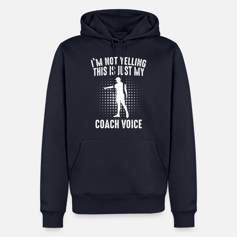 Coach Trainer - Männer Premium Bio Hoodie - Navy