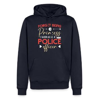 Die stärksten Frauen Und machten sie zu Polizistin - Männer Premium Bio Hoodie - Navy - Vorne - Nico (187cm)
