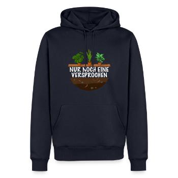 Nur noch eine Versprochen Pflanzen Gärtner - Männer Premium Bio Hoodie - Navy - Vorne - Nico (187cm)